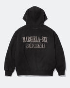 Supreme MM6 Maison Margiela Eagle Zip Up Hooded Sweatshirt Black