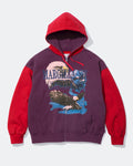 Supreme MM6 Maison Margiela Eagle Zip Up Hooded Sweatshirt Purple