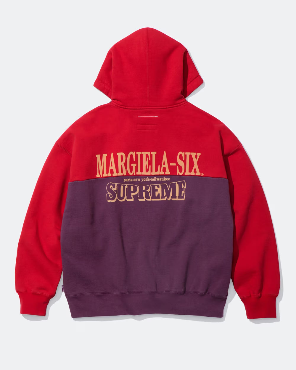 Supreme MM6 Maison Margiela Eagle Zip Up Hooded Sweatshirt Purple