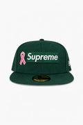 Supreme New Era Breast Cancer Awareness Box Logo 'Dark Green'