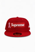 Supreme New Era Breast Cancer Awareness Box Logo 'Red'