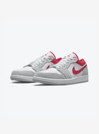 Air Jordan 1 Low SE Light Smoke Grey Gym Red
