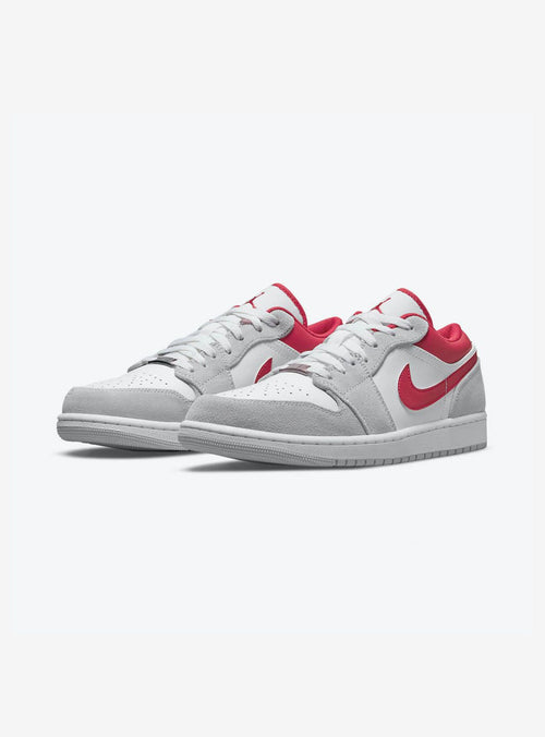 Air Jordan 1 Low SE Light Smoke Grey Gym Red