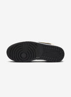 Air Jordan 1 Low White Black Metallic Gold Swoosh