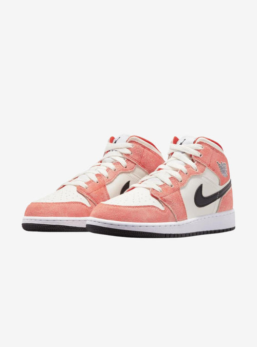Air Jordan 1 Mid SE Orange Suede