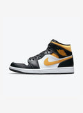 Air Jordan 1 Mid White Pollen Black