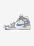 Air Jordan 1 Mid Wolf Grey Aluminum
