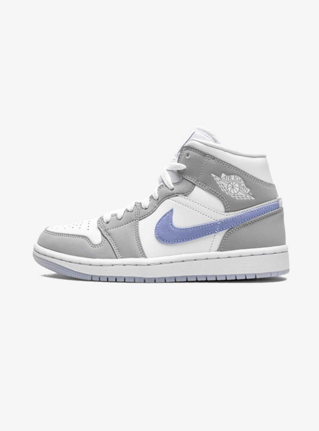 Air Jordan 1 Mid Wolf Grey Aluminum