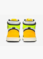 Air Jordan 1 Retro High White Black Volt University Gold