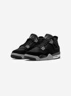 Air Jordan 4 Retro Black Canvas (GS)