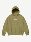 Supreme Box Logo Hooded Sweatshirt Light Olive (FW25)