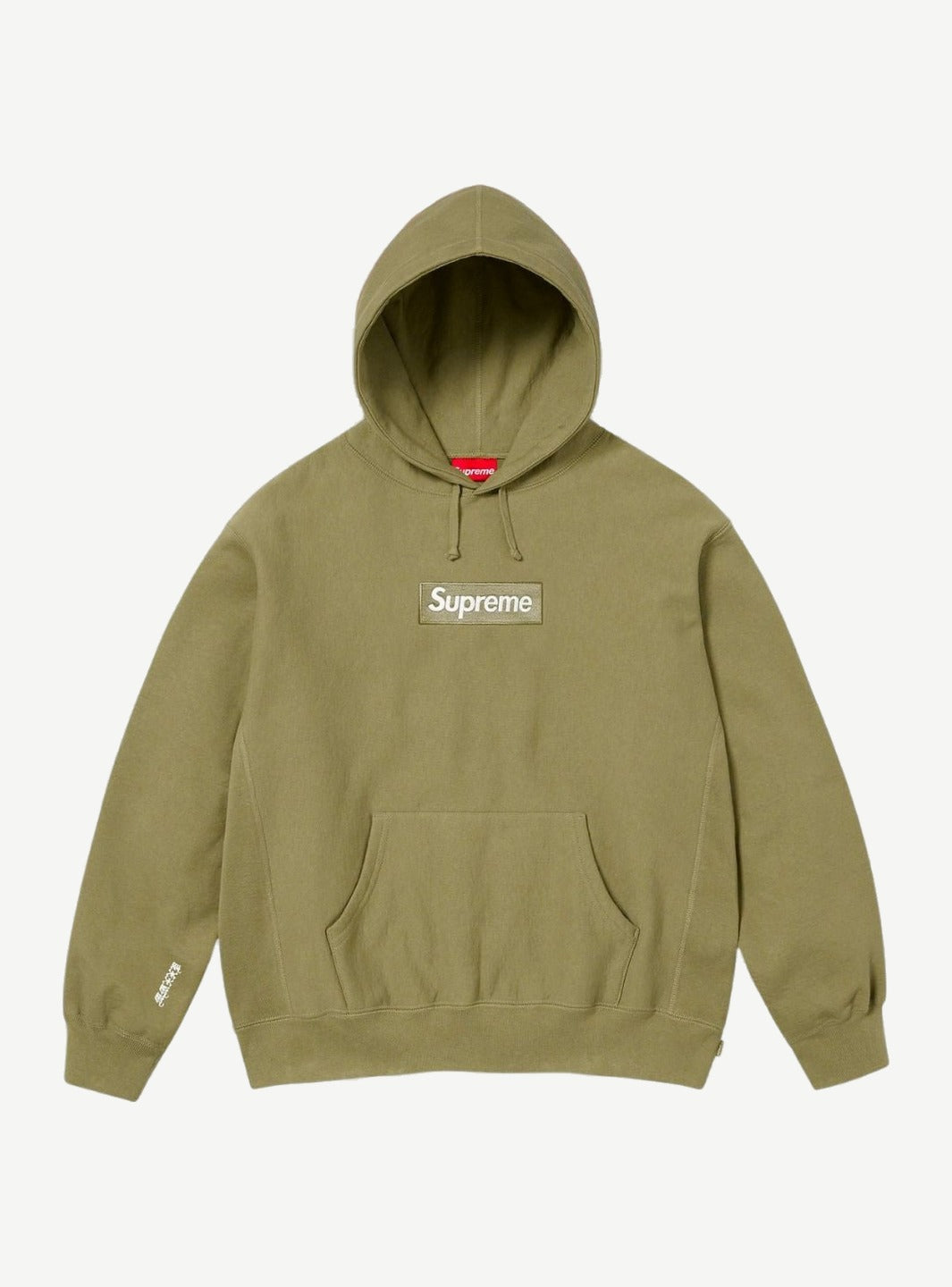 Supreme Box Logo Hooded Sweatshirt Light Olive (FW25)