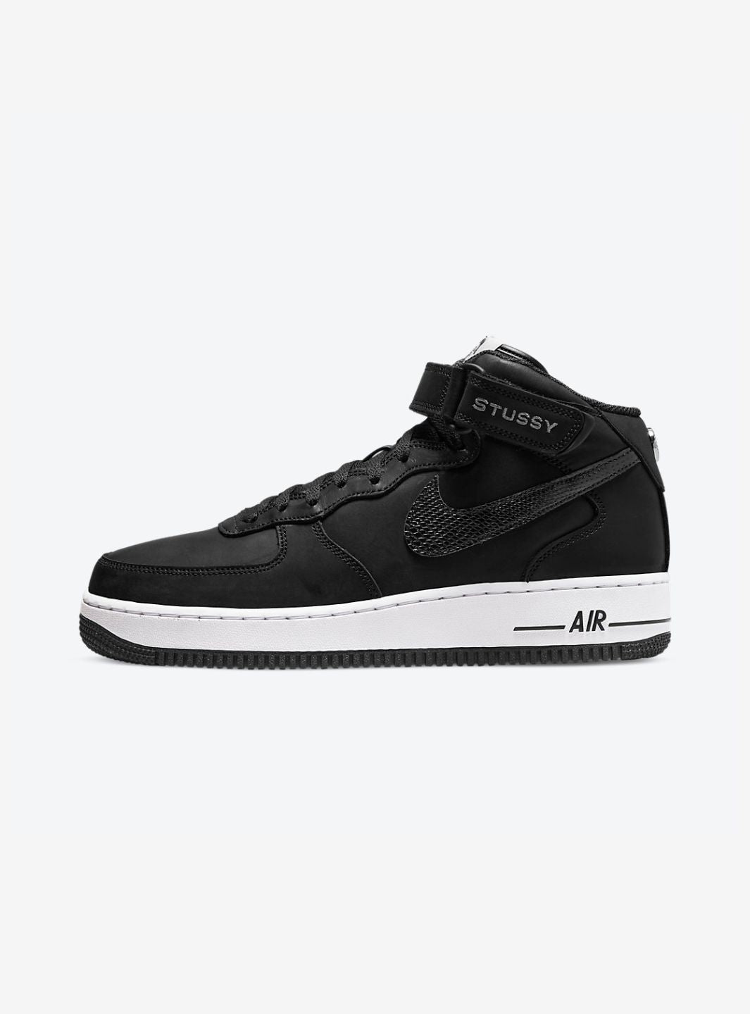 Nike Air Force 1 Mid Stussy Black White