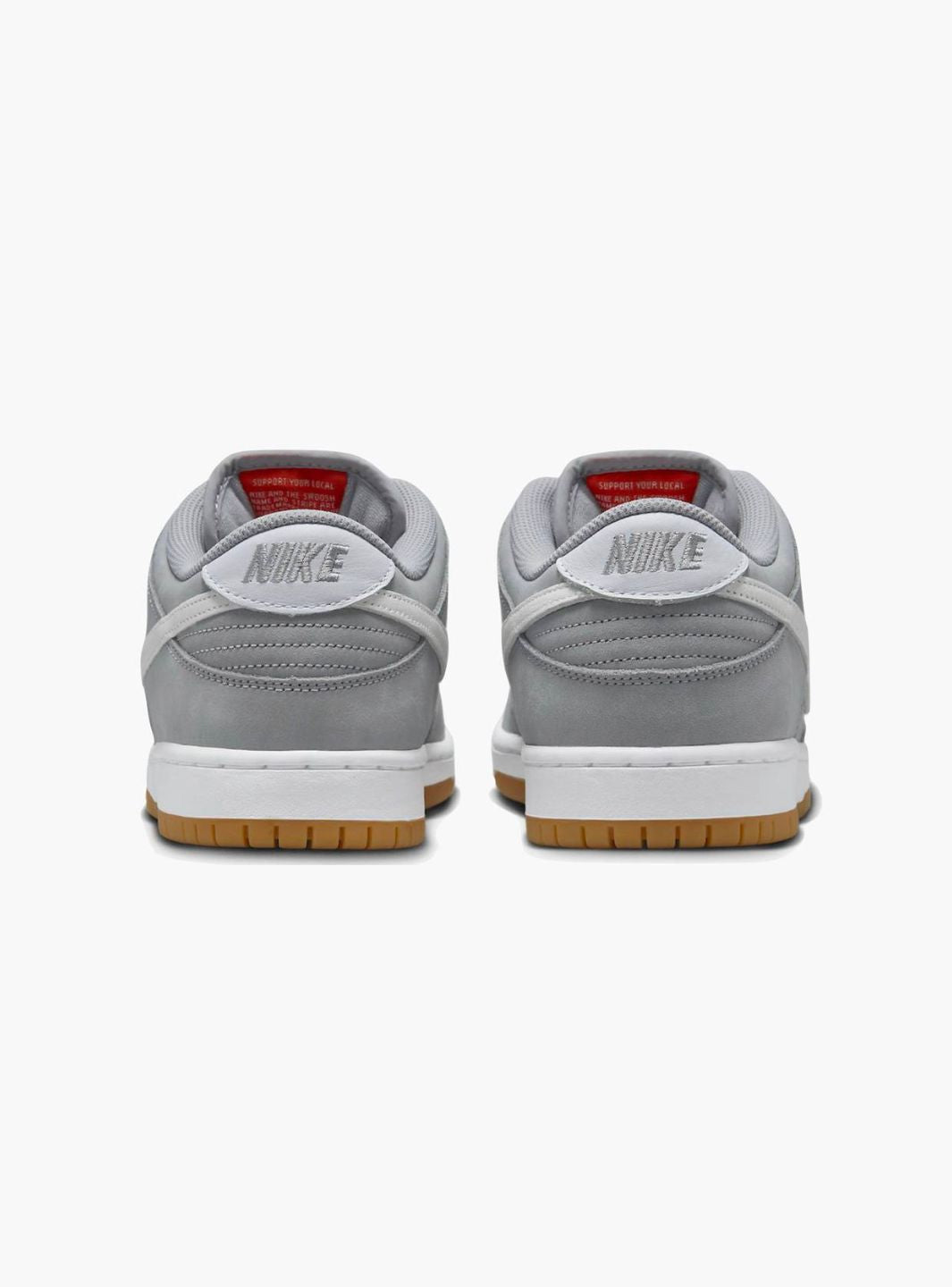 Nike SB Dunk Low Pro ISO Orange Label Wolf Gray Gum