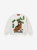 Supreme All Dogs Go To Heaven Sweater White