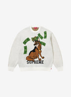 Supreme All Dogs Go To Heaven Sweater White