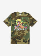 Supreme All Dogs Go To Heaven T-Shirt Woodland Camo