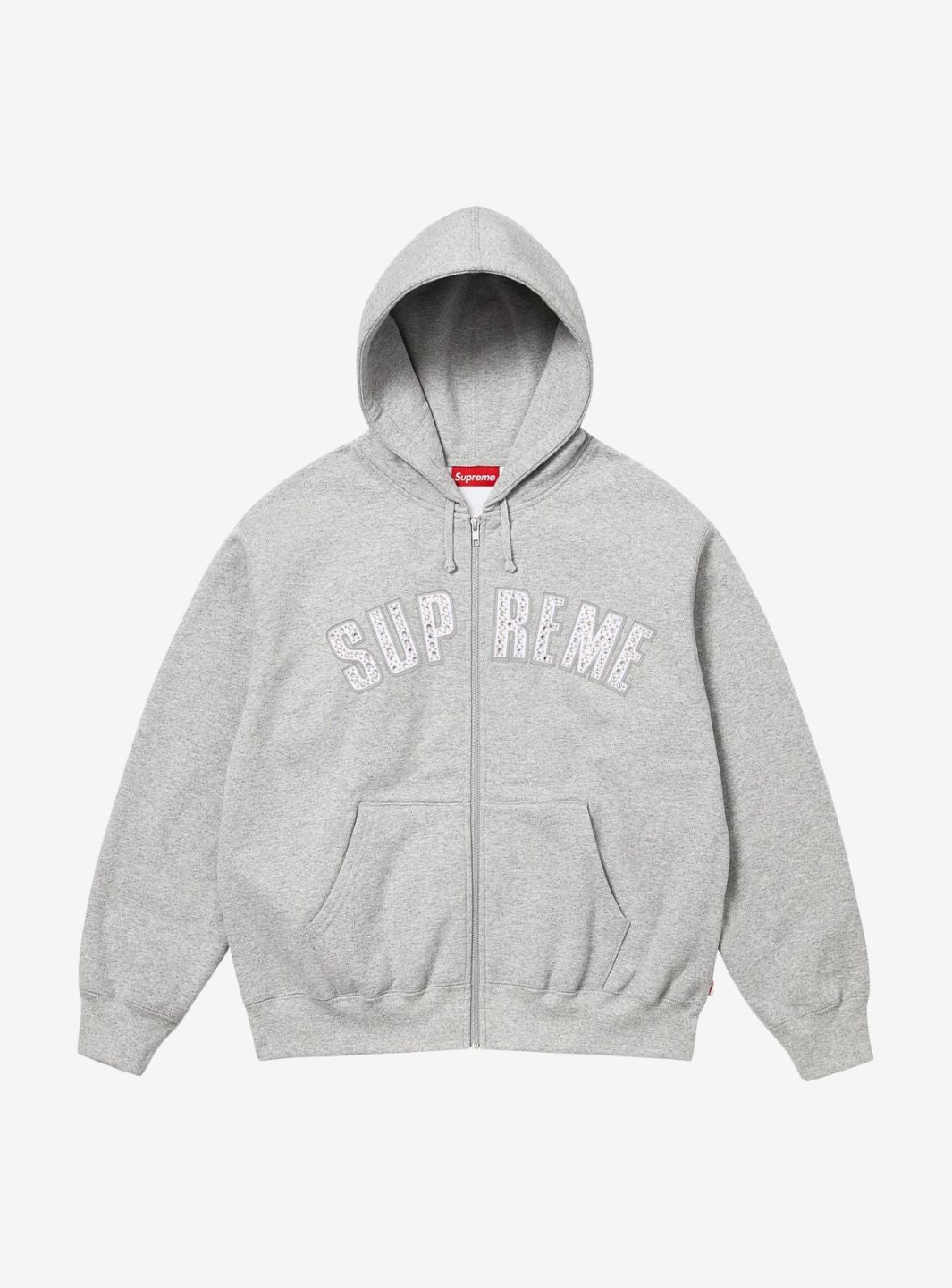 Supreme b.b. Simon Zip Up Hooded Sweatshirt Heather Grey