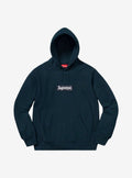 Supreme Bandana Box Logo Hooded Sweatshirt Navy