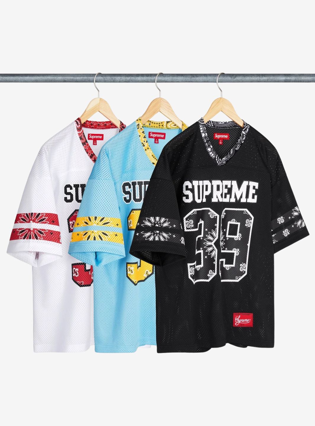 Supreme Bandana Football Jersey Black