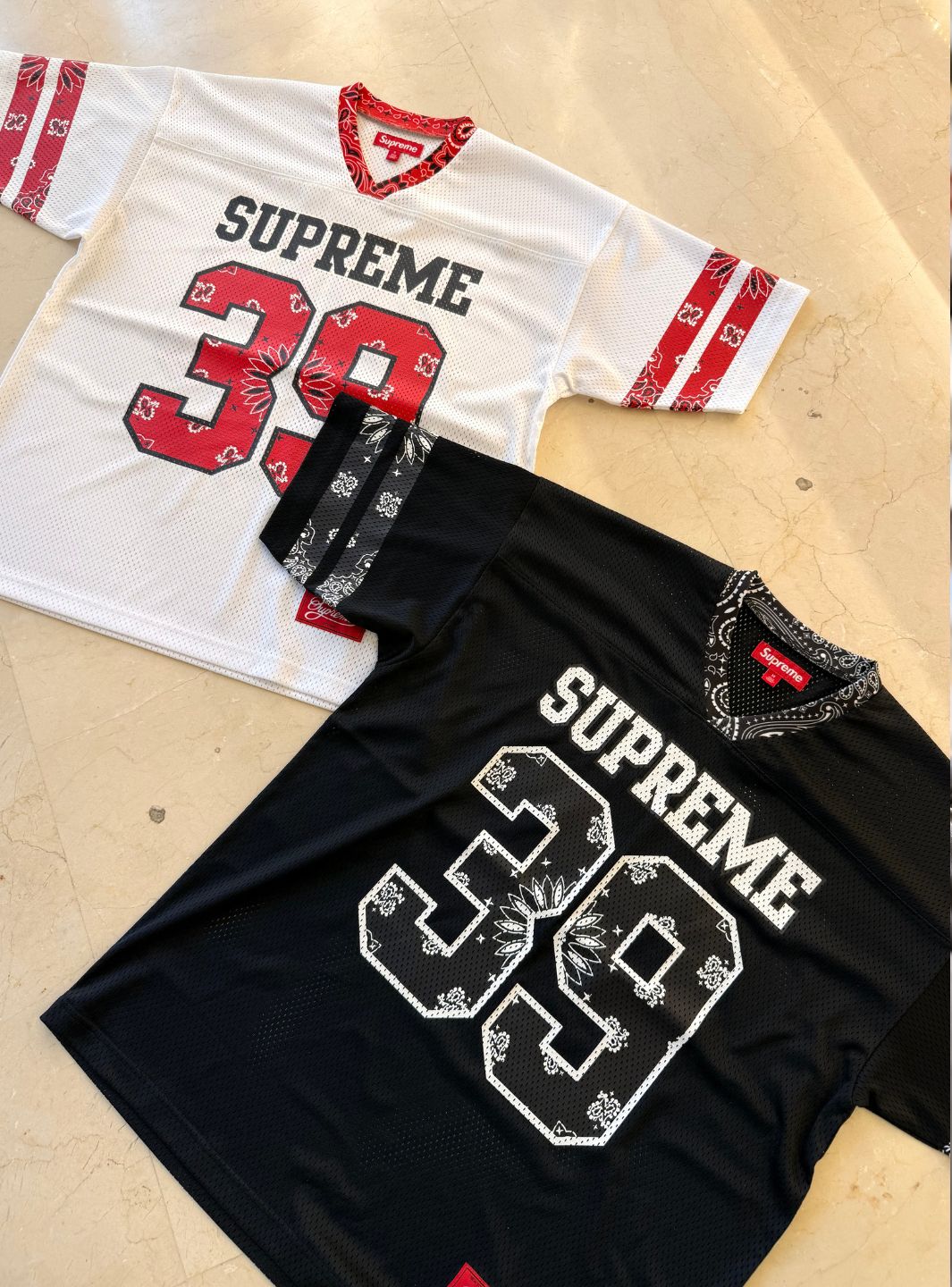 Supreme Bandana Football Jersey Black