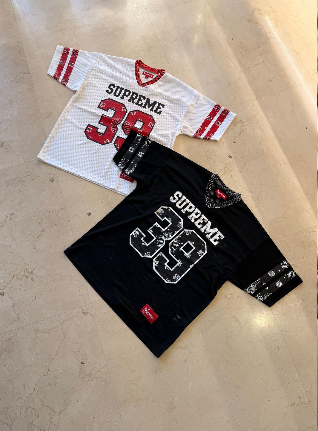 Supreme Bandana Football Jersey Black