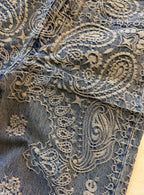 Supreme Bandana Jacquard Baggy Jeans Blue