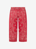 Supreme Bandana Jacquard Baggy Jeans Red