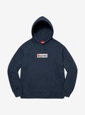 Supreme Bling Box Logo Hooded Sweatshirt Navy
