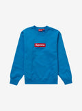 Supreme Box Logo Crewneck Blue (FW22)