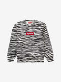 Supreme Box Logo Crewneck Zebra (FW22)