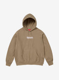 Supreme Box Logo Hooded Sweatshirt Dark Sand (FW23)