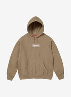 Supreme Box Logo Hooded Sweatshirt Dark Sand (FW23)