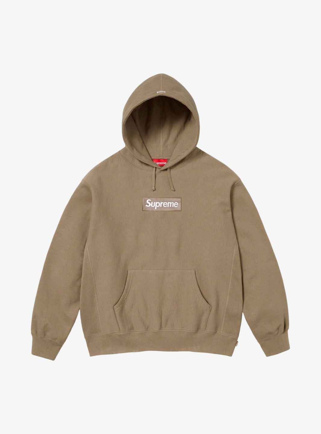Supreme Box Logo Hooded Sweatshirt Dark Sand (FW23)