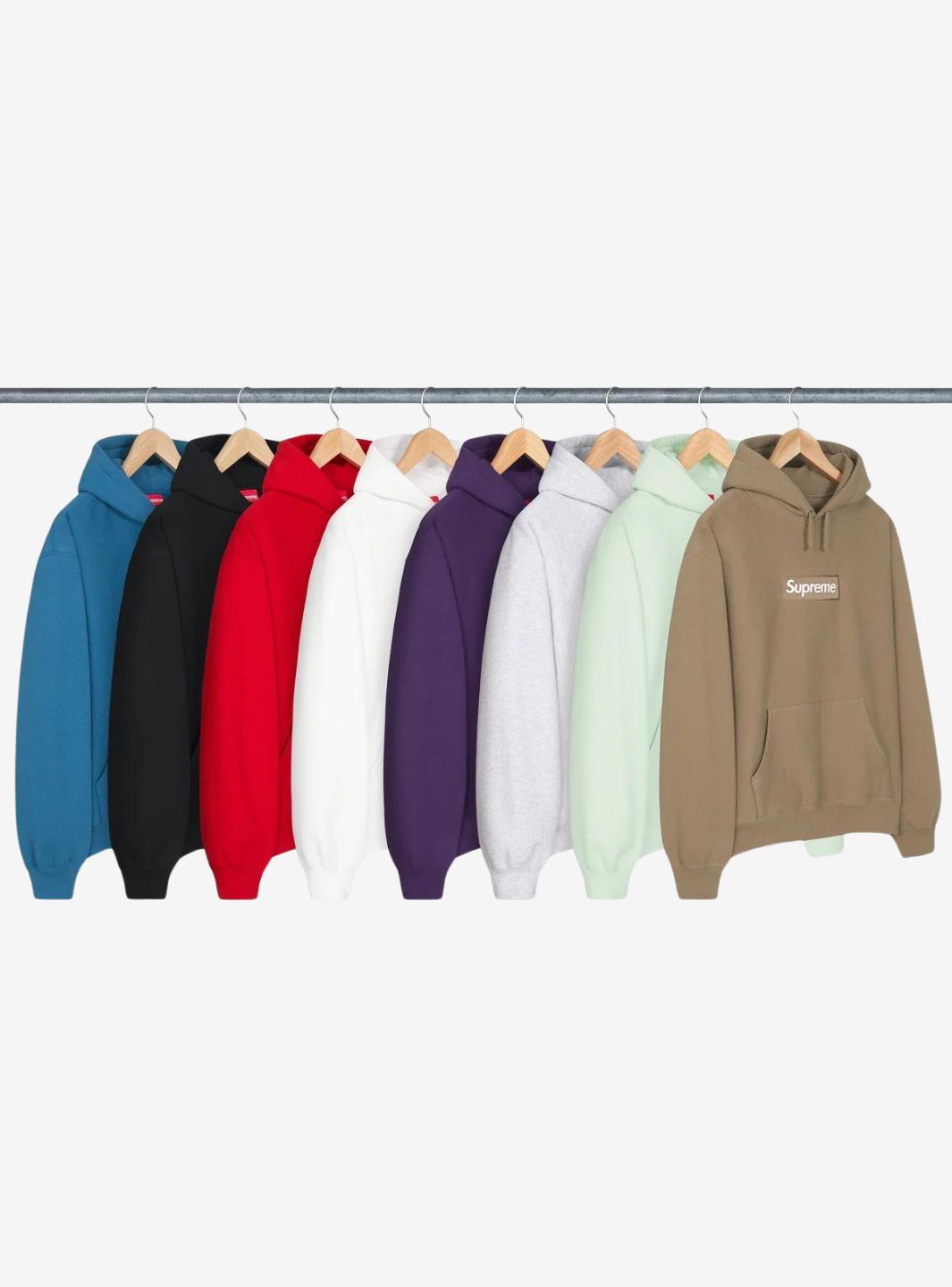 Supreme Box Logo Hooded Sweatshirt Dark Purple (FW23)