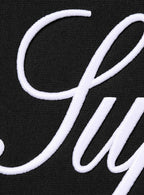 Supreme Embroidered Script Hooded Sweatshirt Black