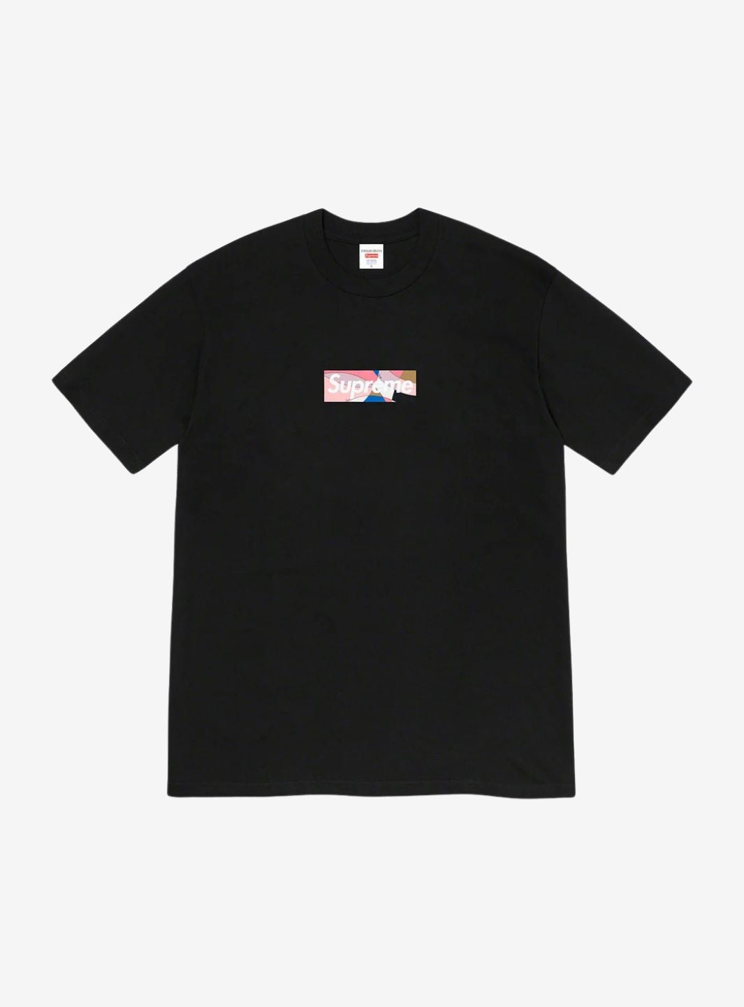 Supreme Emilio Pucci Box Logo T-Shirt Black/Dusty Pink
