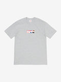 Supreme Emilio Pucci Box Logo T-Shirt Heather Grey/Dusty Pink