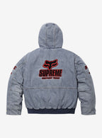 Supreme Fox Racing Hooded Work Jacket Denim