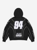 Supreme Fox Racing Zip Up Hooded Sweatshirt Black