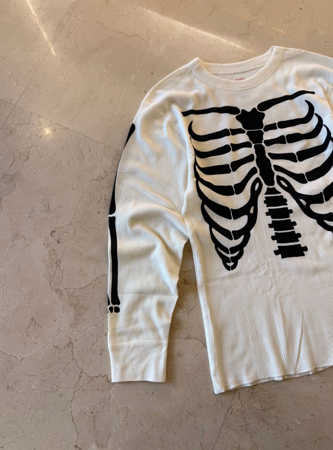 Supreme Hanes Bones Thermal Crew White (FW25)