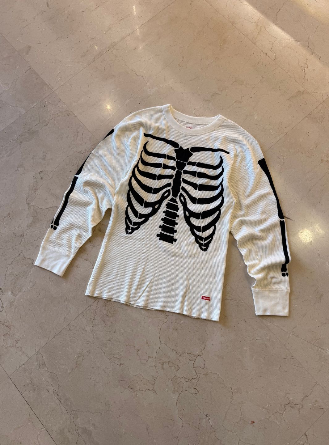 Supreme Hanes Bones Thermal Crew White (FW25)