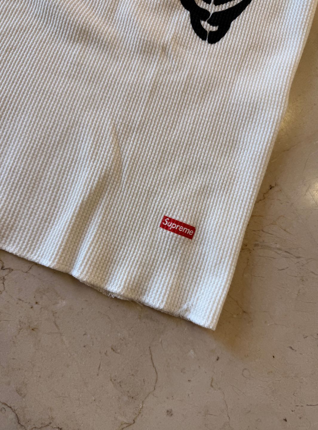 Supreme Hanes Bones Thermal Crew White (FW25)