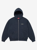 Supreme IDGAF Zip Up Hooded Sweatshirt Navy