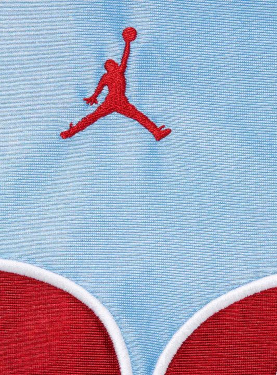 Supreme Jordan Warm Up Jersey Light Blue