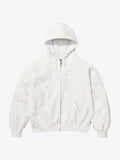 Supreme MM6 Maison Margiela Box Logo Zip Up Hooded Sweatshirt White