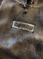 Supreme MM6 Maison Margiela Foil Box Logo Hooded Sweatshirt Black
