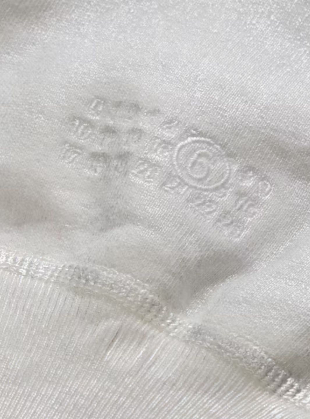 Supreme MM6 Maison Margiela Foil Box Logo Hooded Sweatshirt White