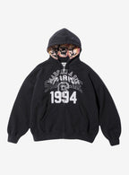 Supreme MM6 Maison Margiela Zip Up Hooded Sweatshirt Black