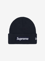 Supreme New Era Box Logo Beanie Navy (FW25)